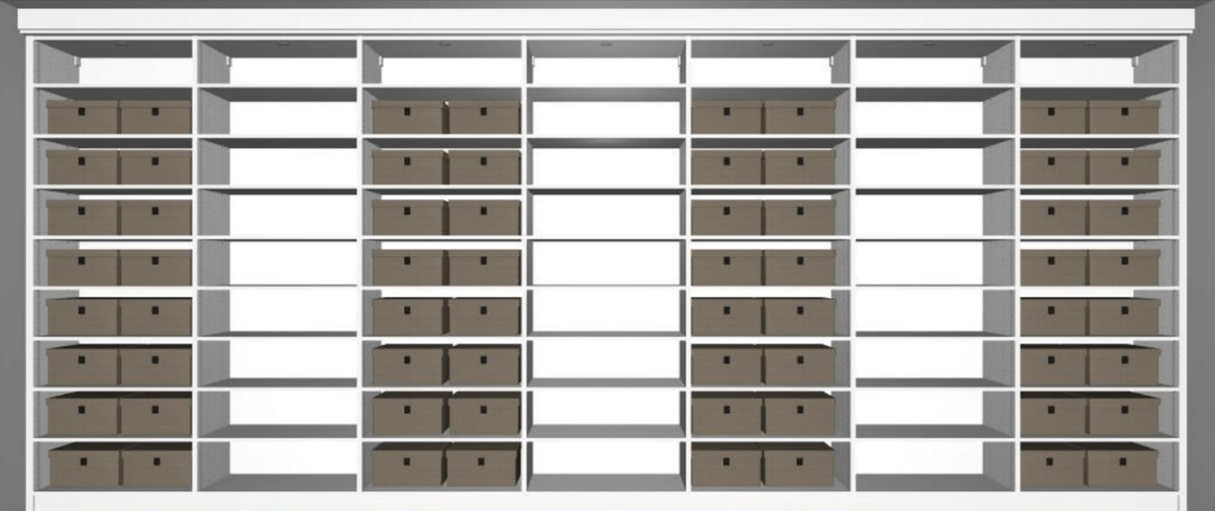 Closet for tools and resources